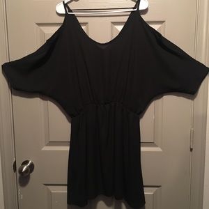 Black cocktail dress